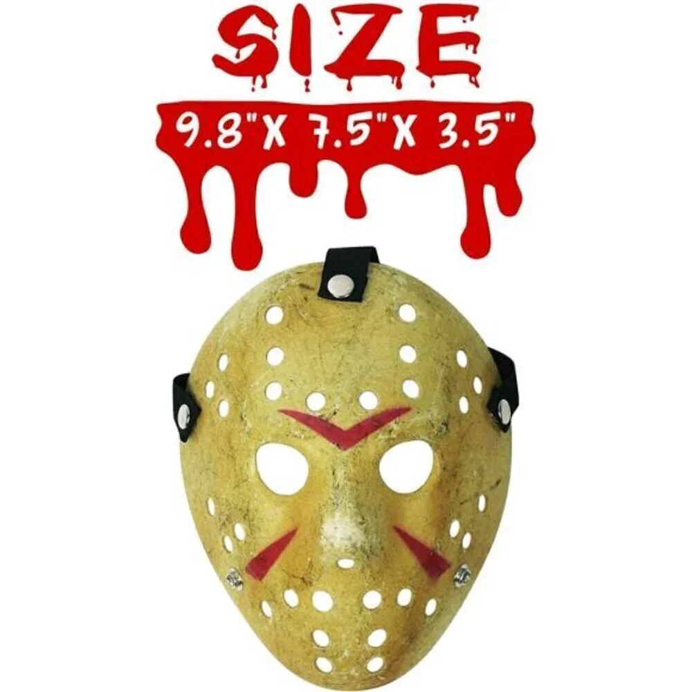 Jason Mask Cosplay Halloween Costume Prop Horror Hockey Party Murder Bondage NEW